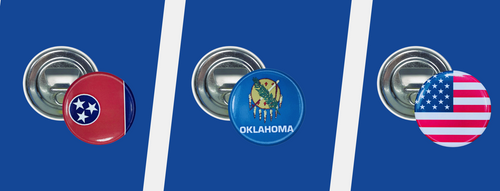 State Flag Bottle Opener Magnets