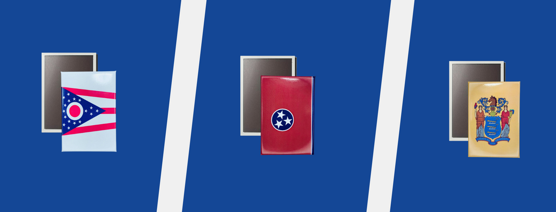 State Flag - Vertical Magnets