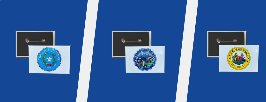 State Flag - Horizontal Buttons
