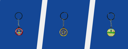 State Seal Metal Keychains