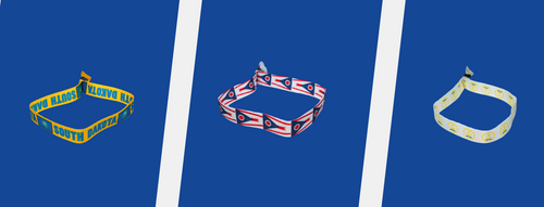 Canada Woven Wristbands