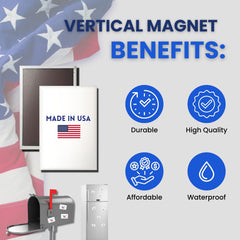 Vertical Magnet - State Flag Alabama - USA