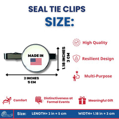 Tie Clip - State Seal District of Columbia - USA