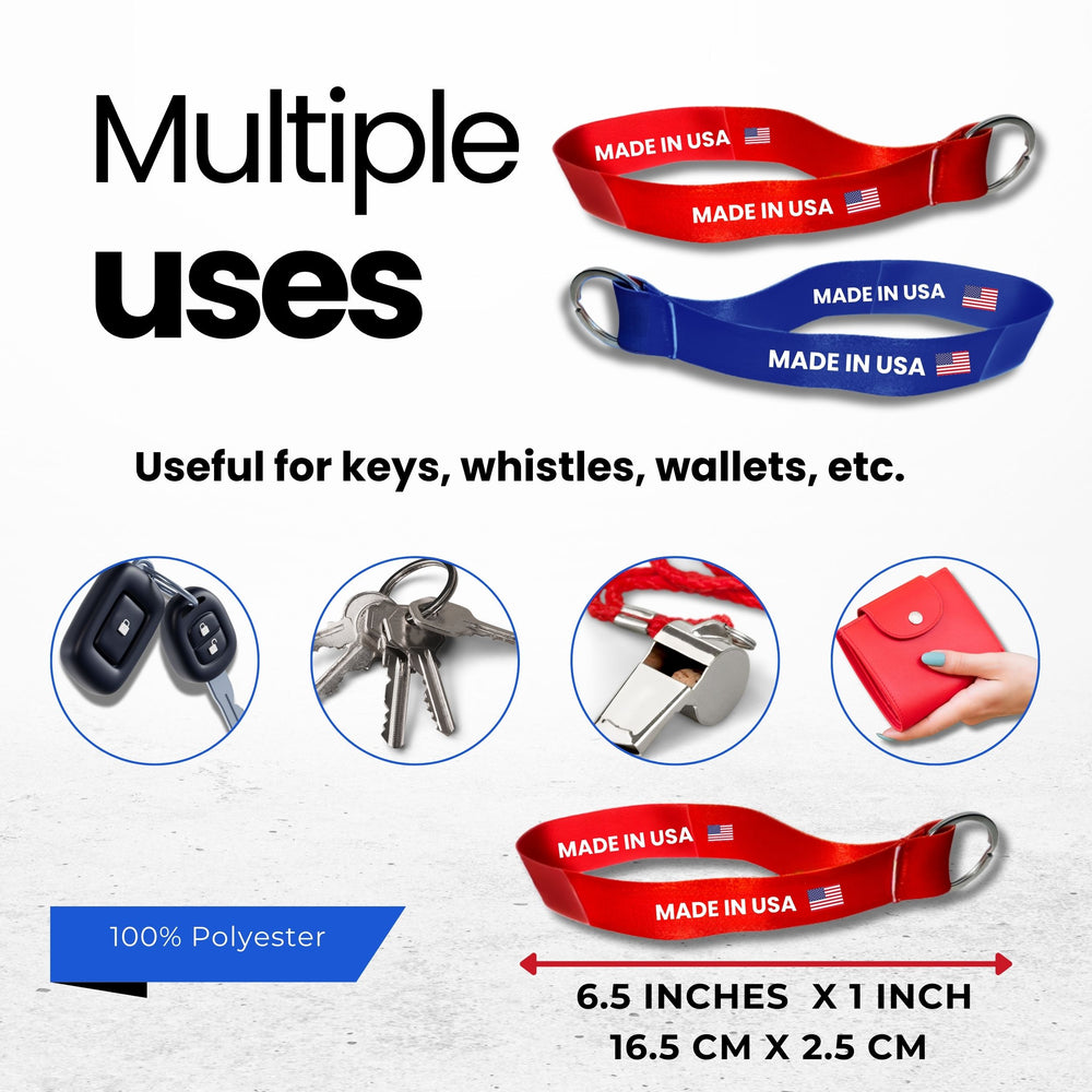 Wristlet Keychain - State Flag Kentucky - USA - K076