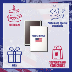 Vertical Magnet - State Flag Alabama - USA