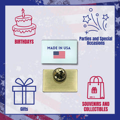 Pin - State Flag North Carolina - USA