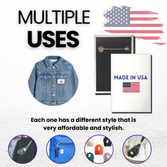 Vertical Button - State Flag West Virginia - USA