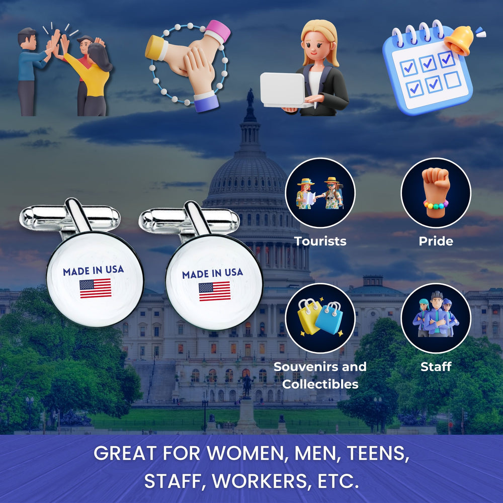 Cufflinks - State Seal District of Columbia - USA