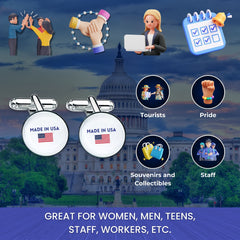 Cufflinks - State Seal District of Columbia - USA