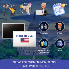 Horizontal Magnet - State Flag Wisconsin - USA