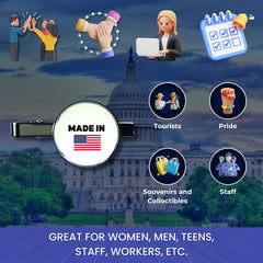 Tie Clip - State Seal District of Columbia - USA