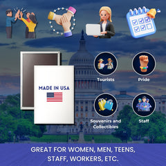 Vertical Magnet - State Flag Alabama - USA