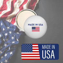 Purse Mirror - State Flag Wisconsin - USA