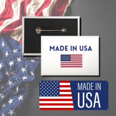 Horizontal Button - State Seal Arkansas - USA