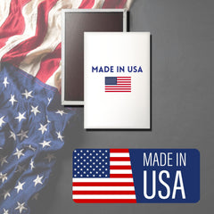 Vertical Magnet - State Flag Alabama - USA