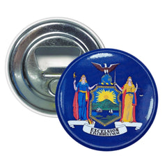 Bottle Opener-Magnet - State Flag New York - USA