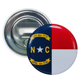 Bottle Opener-Magnet - State Flag North Carolina - USA