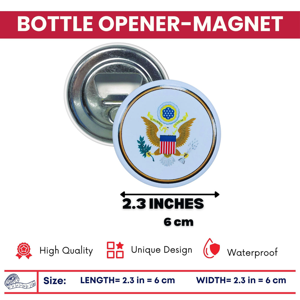 Bottle Opener - Magnet - Seal United States - USA