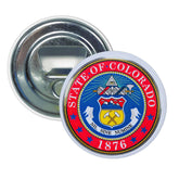 Bottle Opener - Magnet - State Seal Colorado - USA