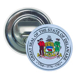 Bottle Opener - Magnet - State Seal Delaware - USA