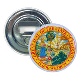 Bottle Opener - Magnet - State Seal Florida - USA