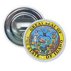 Bottle Opener - Magnet - State Seal Idaho - USA
