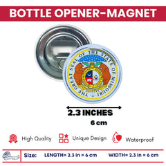 Bottle Opener - Magnet - State Seal Missouri - USA