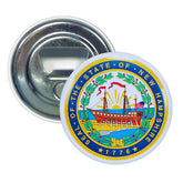 Bottle Opener - Magnet - State Seal New Hampshire - USA