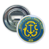 Bottle Opener - Magnet - State Seal Rhode Island - USA