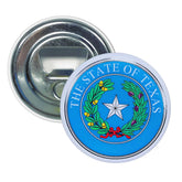 Bottle Opener - Magnet - State Seal Texas - USA