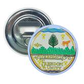 Bottle Opener - Magnet - State Seal Vermont - USA