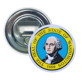 Bottle Opener - Magnet - State Seal Washington - USA