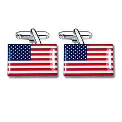 Cufflinks - Flag United States - USA