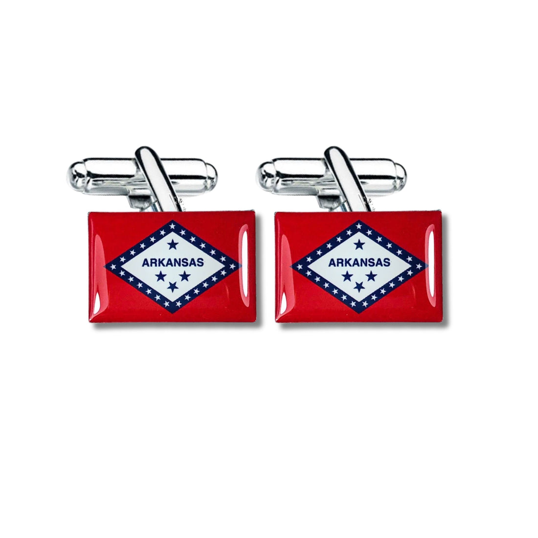 Cufflinks - State Flag - Arkansas - USA
