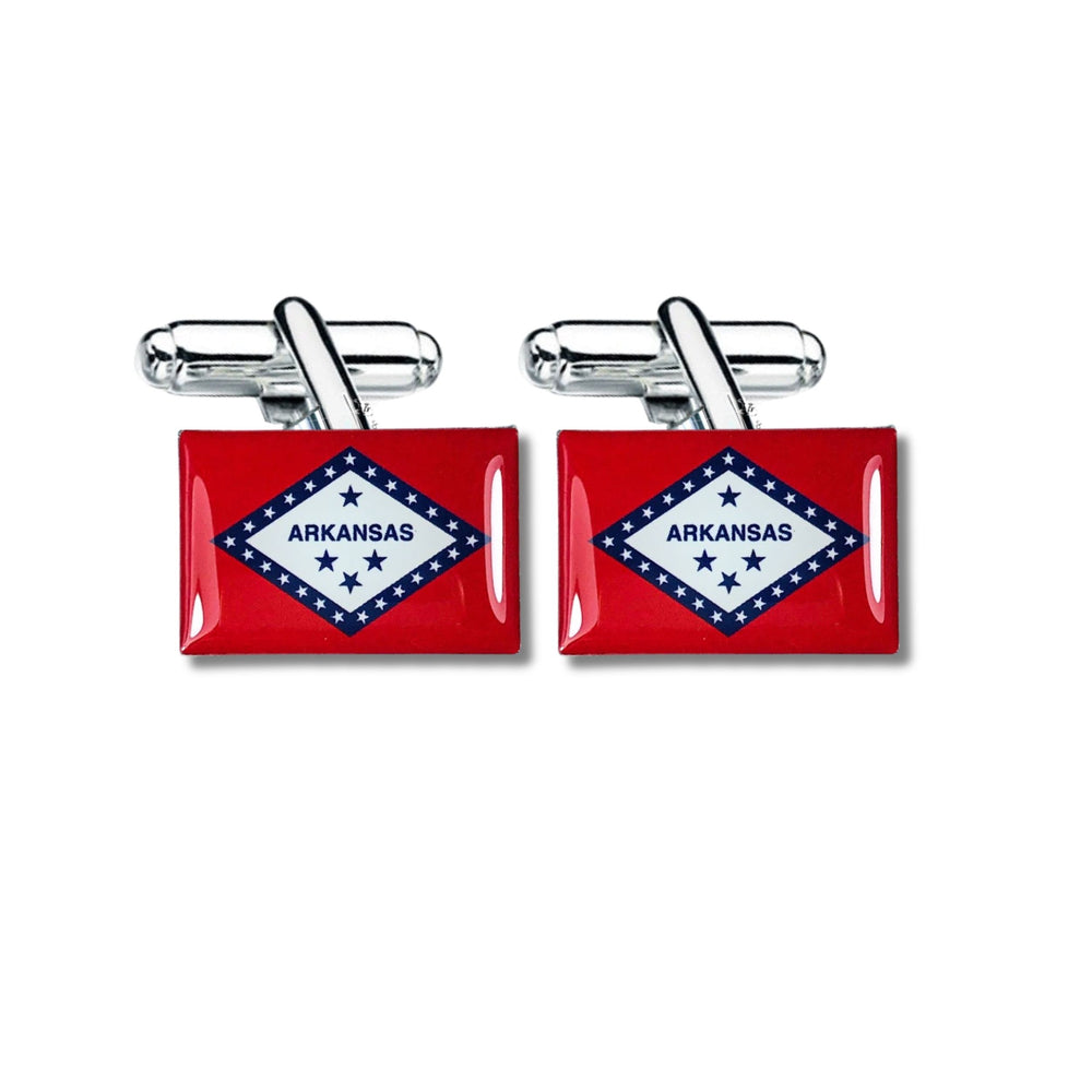 Cufflinks - State Flag - Arkansas - USA