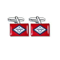 Cufflinks - State Flag - Arkansas - USA
