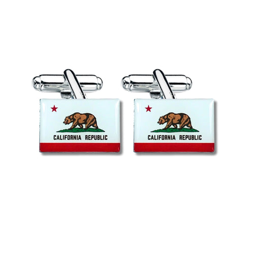 Cufflinks - State Flag - California - USA