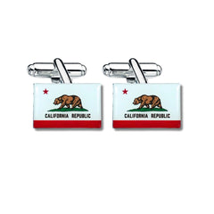 Cufflinks - State Flag - California - USA