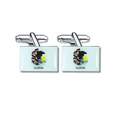 Cufflinks - State Flag - Illinois USA