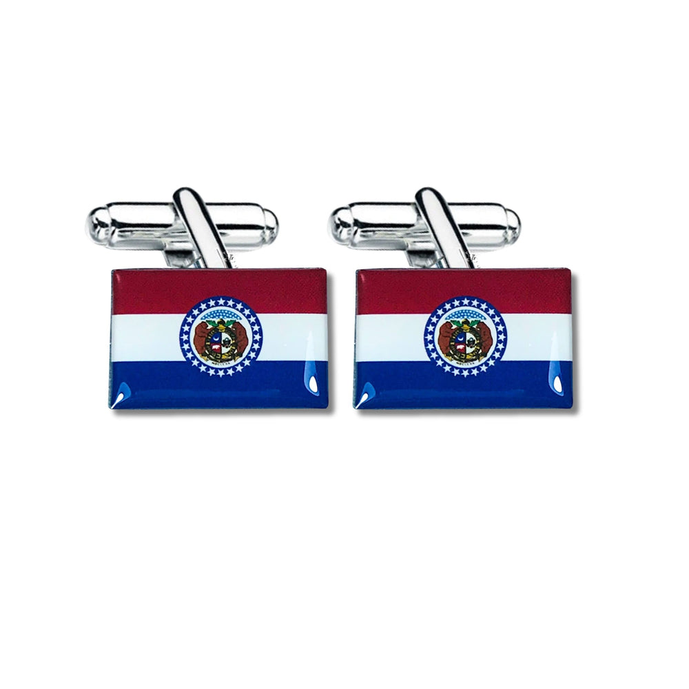 Cufflinks - State Flag Missouri - USA