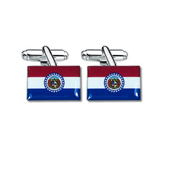 Cufflinks - State Flag Missouri - USA