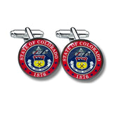 Cufflinks - State Seal Colorado - USA