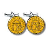 Cufflinks - State Seal Georgia - USA