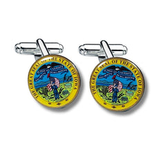 Cufflinks - State Seal Iowa - USA