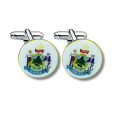 Cufflinks - State Seal Maine - USA