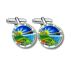 Cufflinks - State Seal Montana - USA