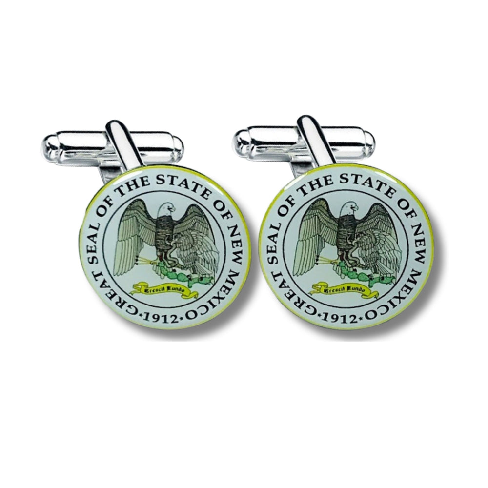 Cufflinks - State Seal New Mexico - USA