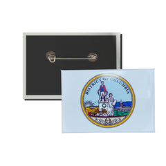Horizontal Button - Seal District of Columbia - USA