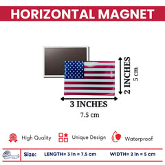 Horizontal Magnet - Flag United States - USA