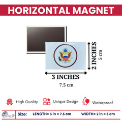 Horizontal Magnet - Seal United States - USA
